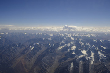 航拍天山