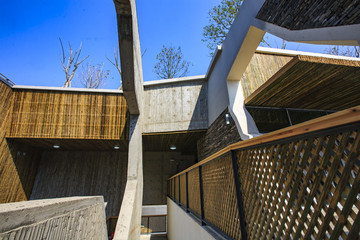 上海,世博,寧波滕頭館,案例,鄉(xiāng)村,古色古香,江南民居,建筑設(shè)計(jì),瓦爿墻,生態(tài)