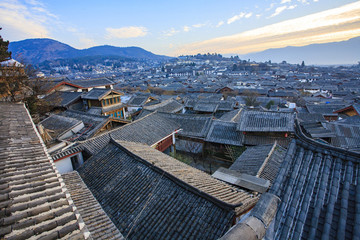 云南,麗江,古城,玉龍雪山