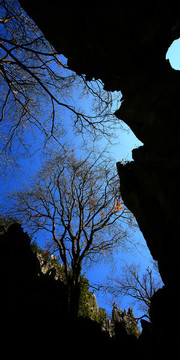 云南,石林,石頭,山洞,地質(zhì)公園