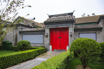 北京,什剎海,巷子,四合院,三輪車(chē),老街