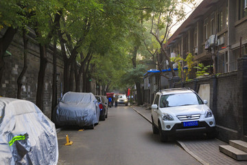 北京,什剎海,巷子,四合院,三輪車,老街