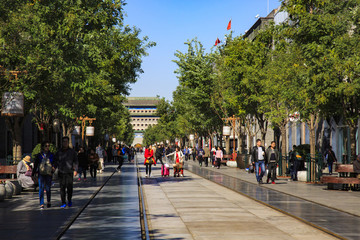 北京,前門大街,正陽門大街,正陽橋,商業(yè)街,中軸線