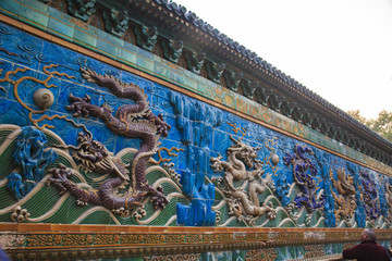 北京,北海公園,皇家園林,白塔,湖,游船,垂柳
