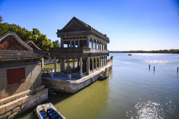 北京,頤和園,皇家園林,昆明湖,萬(wàn)壽山,長(zhǎng)廊,古建筑