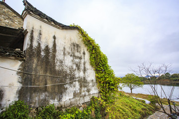 安徽,涇縣,桃花潭,小溪,徽居,古韻,山水,早晨