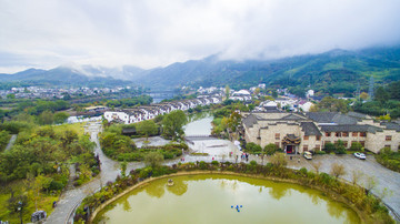 安徽,涇縣,桃花潭,小溪,徽居,古韻,山水,早晨