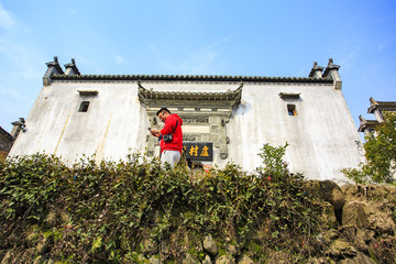 安徽,黟縣,盧村,古村,民居