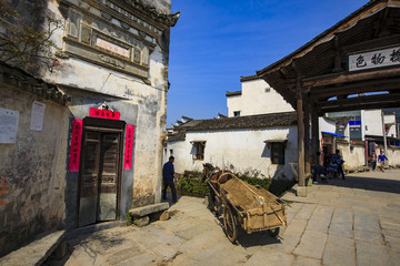 安徽,涇縣,查濟(jì)古鎮(zhèn),徽居,傳統(tǒng),古韻