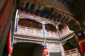 藏傳佛教寺廟中精美的建筑細節(jié)