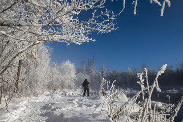 林海,雪原,大雪,晨霧,霧凇,潔白,純凈,童話,夢幻,寒冷