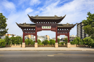 江蘇,揚(yáng)州,東關(guān)古渡,古鎮(zhèn),城門,城墻