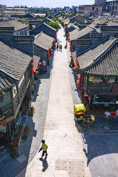 江蘇,揚州,東關(guān)古渡,古鎮(zhèn),城門,城墻