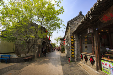 江蘇,揚(yáng)州,東關(guān)古渡,古鎮(zhèn),城門,城墻