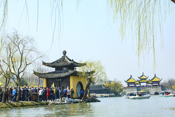 江蘇,揚州,瘦西湖,春天,旅游
