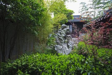 江蘇,泰州,喬園景區(qū),園林,古建筑,傳統(tǒng),格局,水榭樓臺(tái)