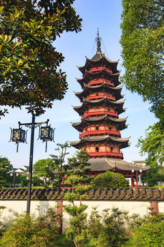 江蘇,蘇州,盤(pán)門(mén),運(yùn)河,古邗溝,橋,城門(mén),城墻,船,航運(yùn)