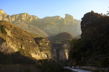 河南,林州,太行大峽谷,太行山,景區(qū),王相巖,豬叫石,峽谷,桃花谷,巖石