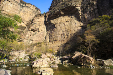 河南,林州,太行大峽谷,太行山,景區(qū),王相巖,豬叫石,峽谷,桃花谷,巖石