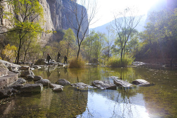 河南,林州,太行大峽谷,太行山,景區(qū),王相巖,豬叫石,峽谷,桃花谷,巖石
