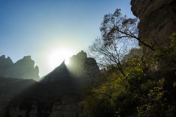 河南,林州,太行大峽谷,太行山,景區(qū),王相巖,豬叫石,峽谷,桃花谷,巖石