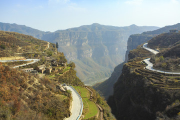 河南,林州,太行大峽谷,太行山,景區(qū),王相巖,豬叫石,峽谷,桃花谷,巖石