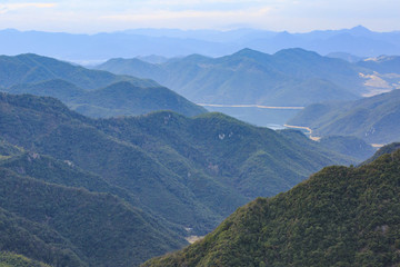 浙江,臺(tái)州,臨海,蘭田山,茶園,山村,山谷
