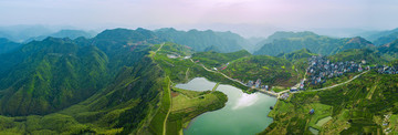 浙江,臺(tái)州,臨海,蘭田山,茶園,山村,山谷