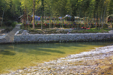 浙江,臺(tái)州,臨海,尤溪鎮(zhèn),江南大峽谷,上漲村,古道,古村