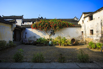 浙江,杭州,富陽市,龍門古鎮(zhèn),古建筑,江南,傳統(tǒng),民居,孫權(quán)故里