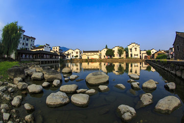 浙江,杭州,富陽市,龍門古鎮(zhèn),古建筑,江南,傳統(tǒng),民居,孫權(quán)故里
