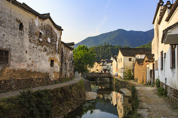浙江,杭州,富陽市,龍門古鎮(zhèn),古建筑,江南,傳統(tǒng),民居,孫權故里