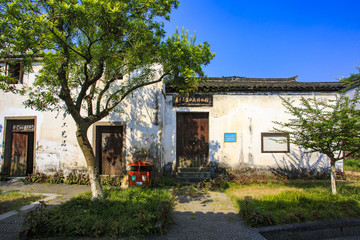 浙江,杭州,富陽市,龍門古鎮(zhèn),古建筑,江南,傳統(tǒng),民居,孫權(quán)故里