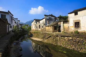 浙江,杭州,富陽市,龍門古鎮(zhèn),古建筑,江南,傳統(tǒng),民居,孫權故里
