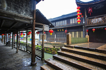 浙江,湖州,德清,新市古鎮(zhèn),老街,老房子,古建筑,水鄉(xiāng),江南