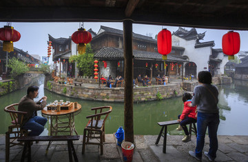 浙江,湖州,德清,新市古鎮(zhèn),老街,老房子,古建筑,水鄉(xiāng),江南
