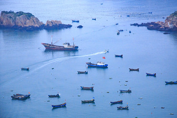浙江,舟山,嵊泗,枸杞島,海島,海灣,船,碼頭,沙灘,礁石,海浪,漁村