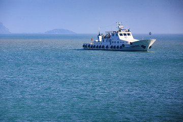 浙江,舟山,嵊泗,枸杞島,海島,海灣,船,碼頭,沙灘,礁石,海浪,漁村