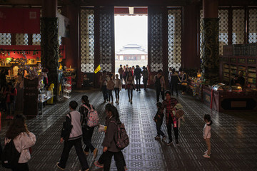 浙江,金華,東陽,橫店影視城,景區(qū),秦王宮,清明上河圖
