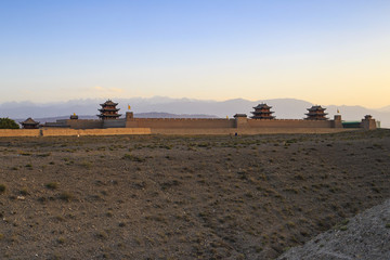 甘肅,嘉峪關(guān),城墻,要塞,絲綢之路,城樓