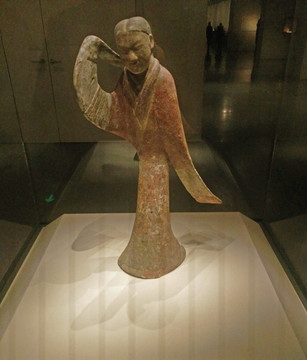 彩繪陶舞俑
