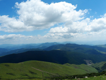 五臺山駝梁風光