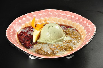 抹茶雙色豆