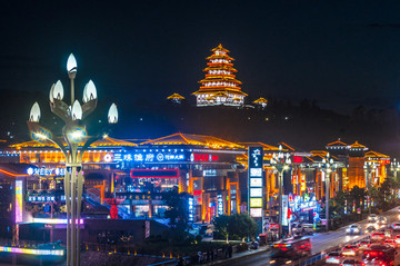 寶雞夜景