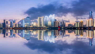 青島夜景全景大畫幅