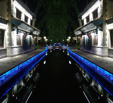 古鎮(zhèn)夜色