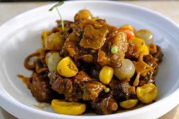 板栗燒牛肉