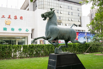 北京城市雕塑銅奔馬