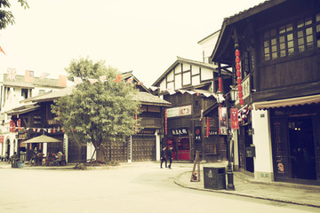 重慶古鎮(zhèn)街景
