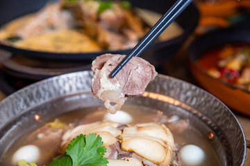 松茸燉牛肉